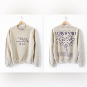 LONELY GHOST Beige Sweatshirt